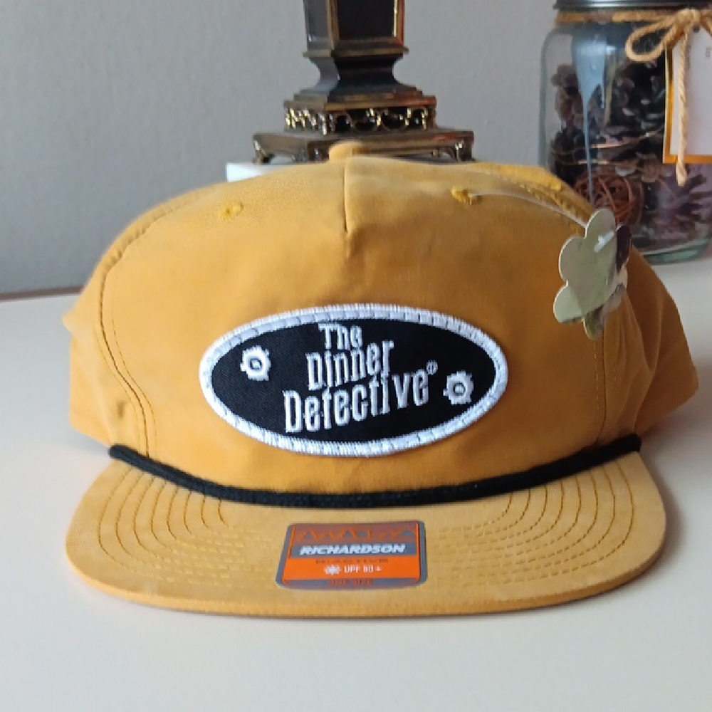 The Dinner Detective Mustard Yellow Cap